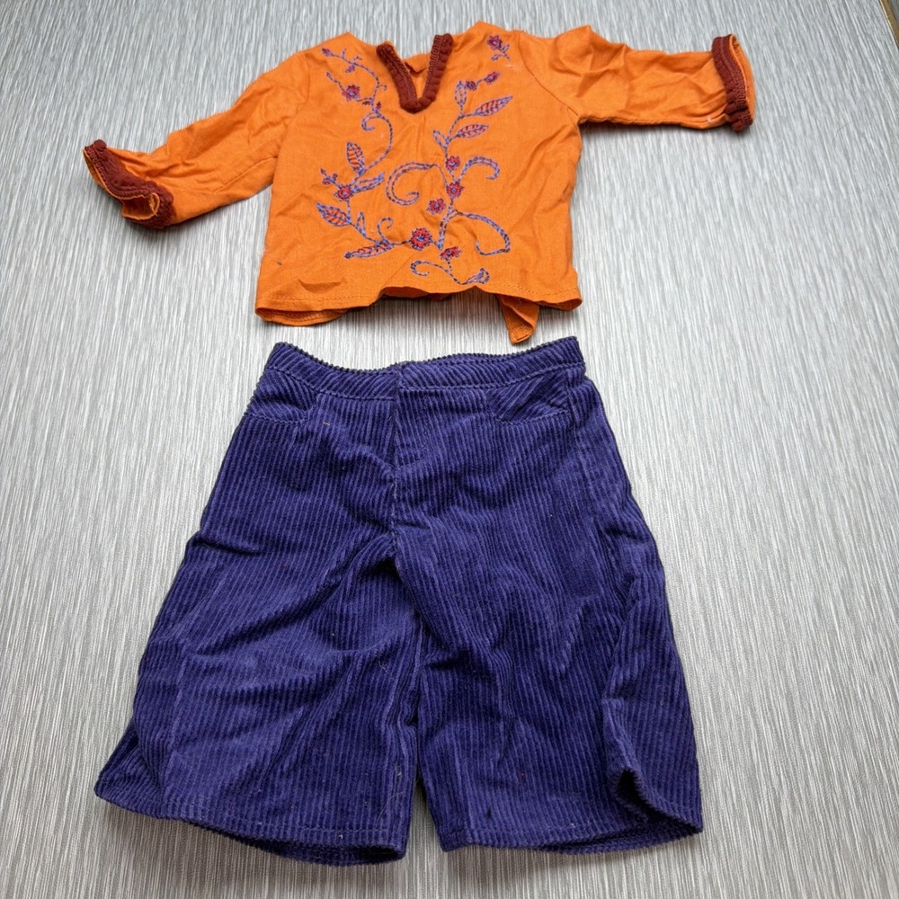 American Girl Julie's Casual Outfit 2007 Retired Tunic Gaucho Pants 18" Doll